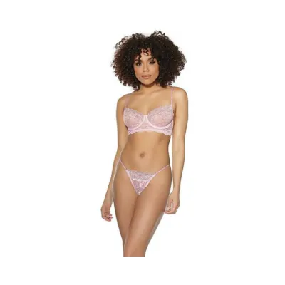 Bra G string Pink Large