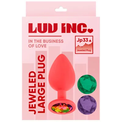 Jp33 Large Jeweled Butt Plug