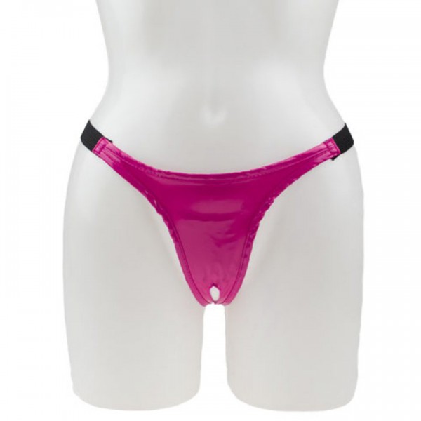 Hot Pink Vibrating Bullet G-String