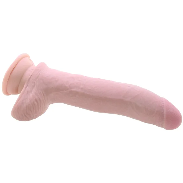 King Cock Plus 10" Triple Density Cock With Balls & Suction Cup Base - Vanilla