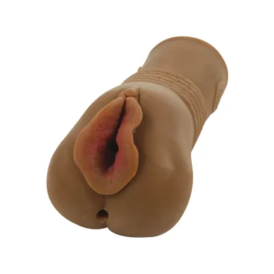 Cyberskin Cyberstroke Dual Entry Stroker Cinnamon