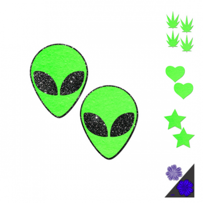 Glow In The Dark Pastease Adhesive Nipple Pasties