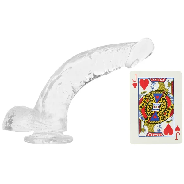 King Cock Clear 7.5'' Cock with Balls