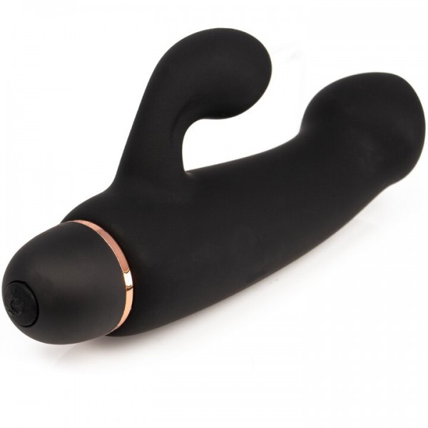 Bondara Black Silicone 20 Function Smooth Rabbit Vibrator — image 4 of 5