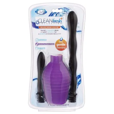 Deluxe Anal Enema Douche Kit 10 8 Oz Ez Squeeze Bulb