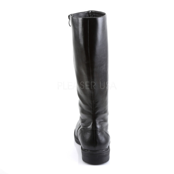CAPTAIN-100 - Pirate Captain MEN'S BLK PU Knee BT — image 4 of 4