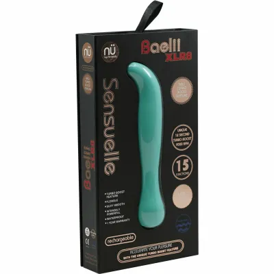 NU Sensuelle Baelii XLR8 Powerful Rechargeable Vibrator with Turbo Boost