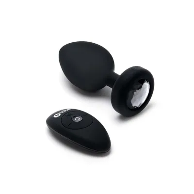 B Vibe Vibrating Jewel Plug XXL