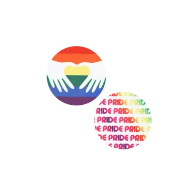 Pride Circles Pasties Rainbow