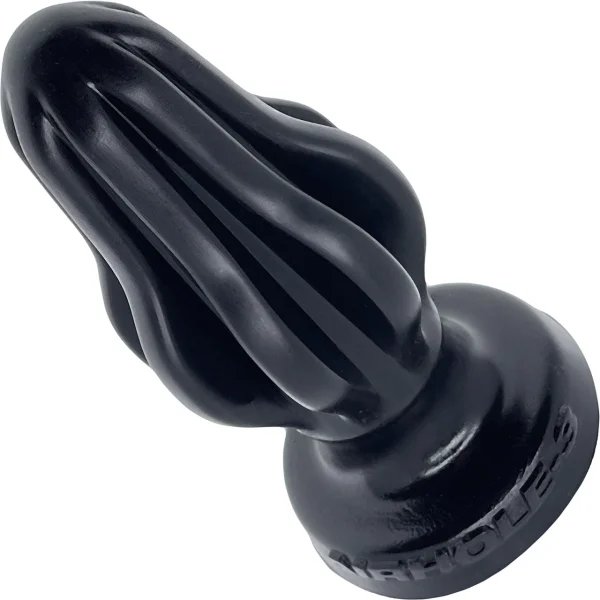Oxballs Airhole 3 Extra Squishy Silicone Butt Plug - Black — image 4 of 6