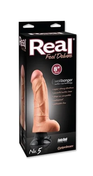 Real Feel Deluxe no.5 8-Inch - Flesh