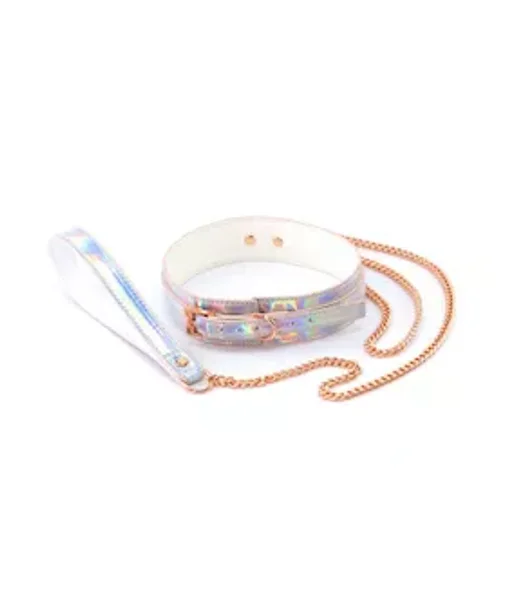 Cosmo Bondage - Collar and Leash - Rainbow — image 7 of 8