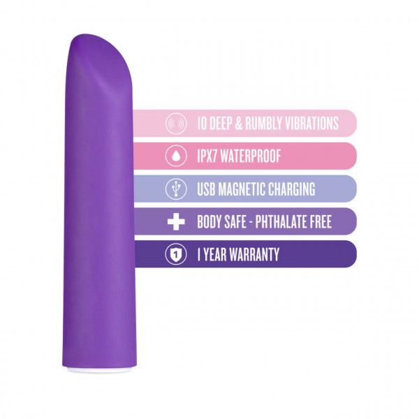 Blush Novelties Exposed Nocturnal Lipstick Bullet Vibrator