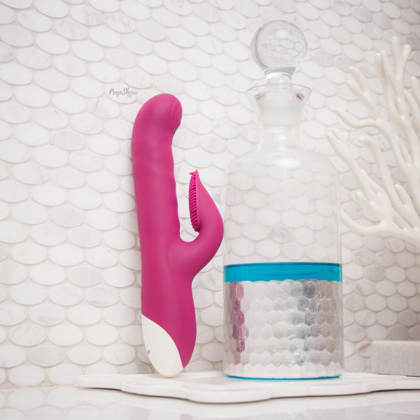 Lovely Lucy Rotating Thrusting Rabbit Vibrator by Evolved