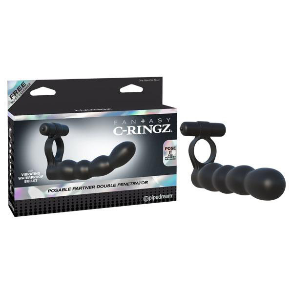 Fantasy C-Ringz Posable Partner Double Penetrator