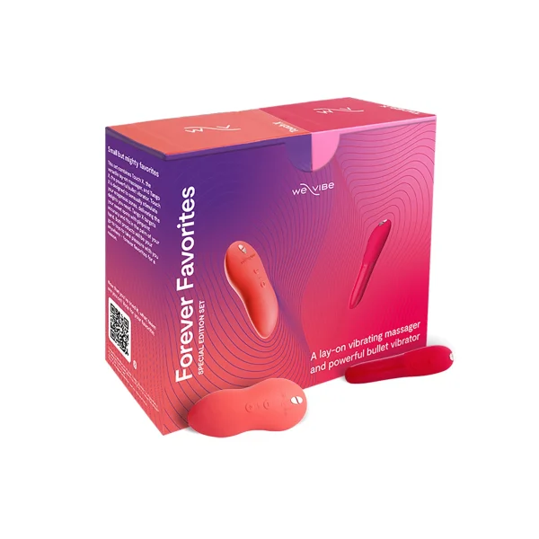 Forever Favorites Set By We-Vibe With Touch X & Tango X Powerful Vibrators - Blue & Green