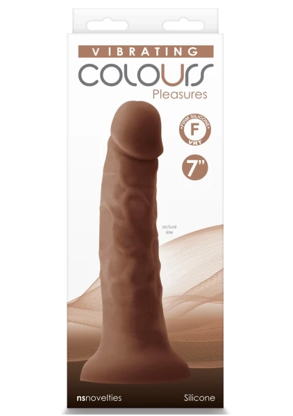 Colours Pleasures 7" Vibrating Dildo