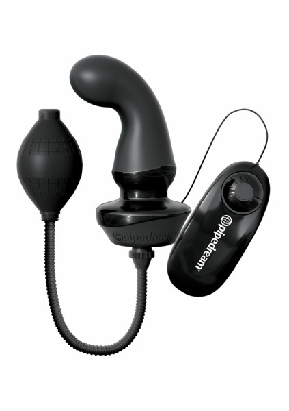 Inflatable P-Spot Massager - Black - Butt Plug