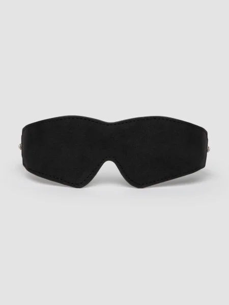 Ouch! Faux Leather Diamond Studded Eye-Mask