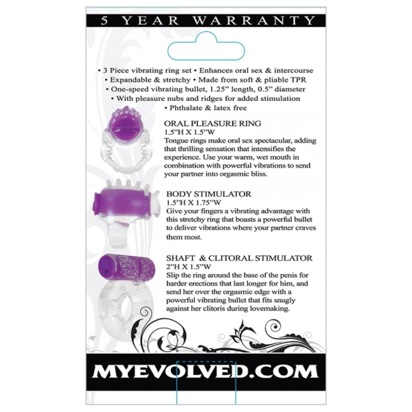 Evolved True Unique Pleasure Rings