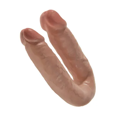 King Cock U shaped Medium Double Trouble Tan 13 4 Inch