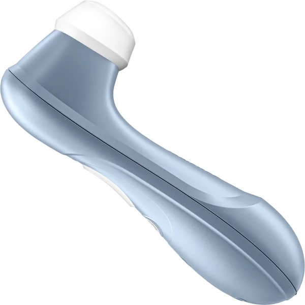 Satisfyer Pro 2 Pressure Wave Rechargeable Waterproof Silicone Clitoral Stimulator - Blue — image 4 of 17