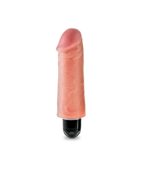 King Cock 5" Vibrating Stiffy White Flesh — image 3 of 4