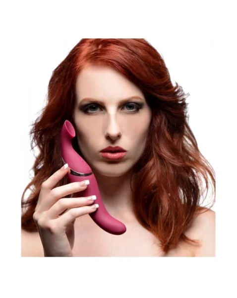 Inmi Shegasm Intense Clitoral Stimulator & Vibe - Pink - 7.7 Inch