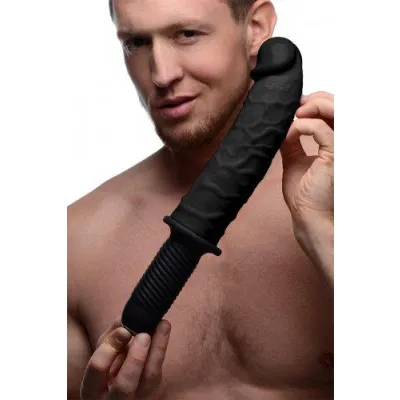 The Curved Dicktator Vibrating Giant Dildo