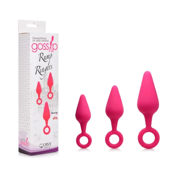 Gossip Rump Ringers Silicone Set Of 3 - Magenta — image 6 of 8