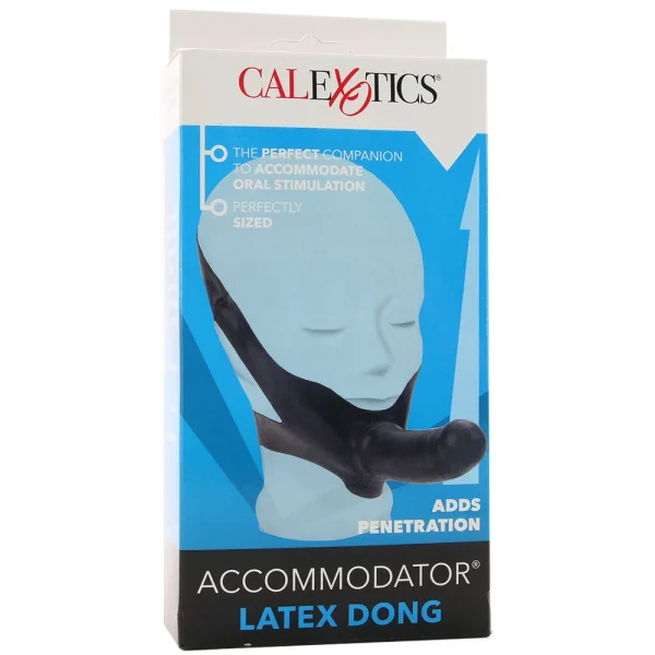 The Original Accommodator Latex Dong Head Strap-on