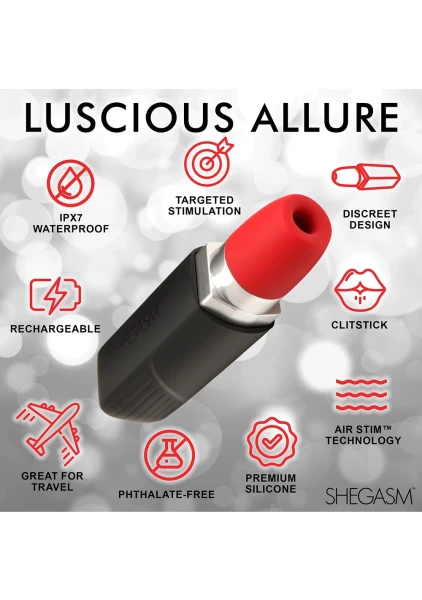 Shegasm Pocket Pucker Lipstick Clit Stimulator — image 6 of 20