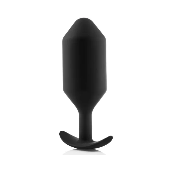 b-Vibe Snug Plug 7 XXXXL Silicone Weighted Butt Plug - Black