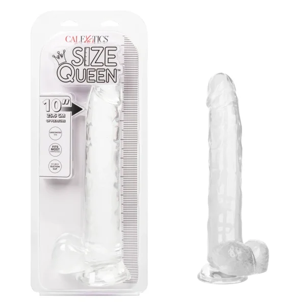 Size Queen 10 inch-25.5 Cm - Clear