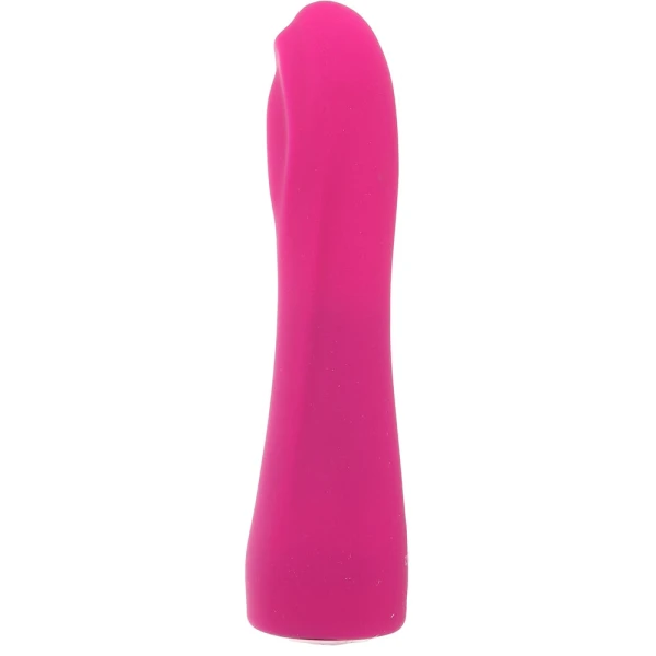 Gem Vibe Collection 7" Bliss Rechargeable Waterproof Silicone G-Spot Vibrator By CalExotics - Pink