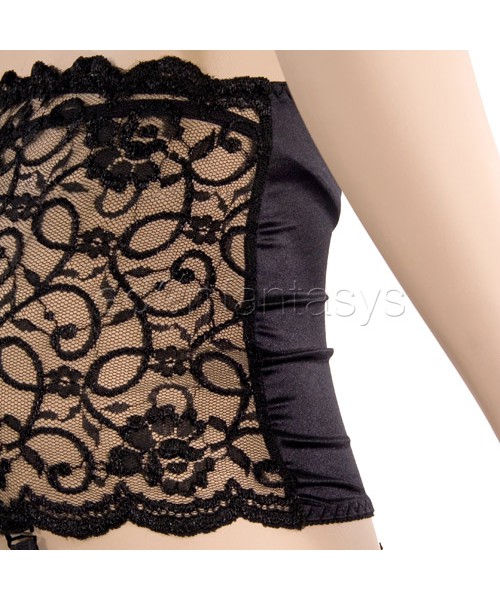 Rose vine lace bra set