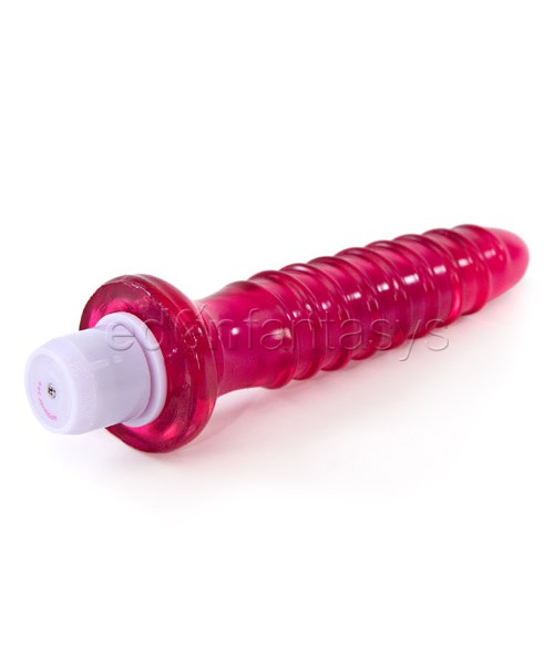 Vivid essentials vibrating ribbed swirl dong — image 5 of 5