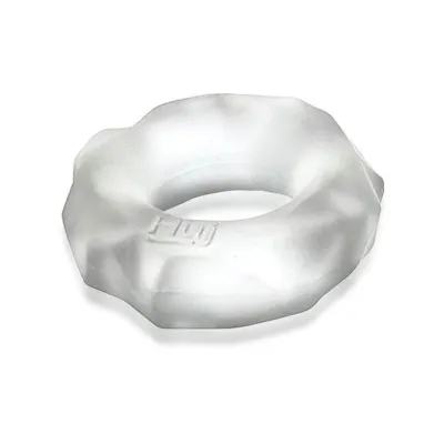 Hunkyjunk Fractal Tactile Cockring Clear Ice