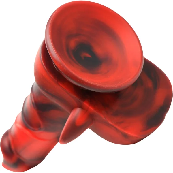 Horny Devil Demon 7" Silicone Suction Cup Dildo With Balls By Creature Cocks