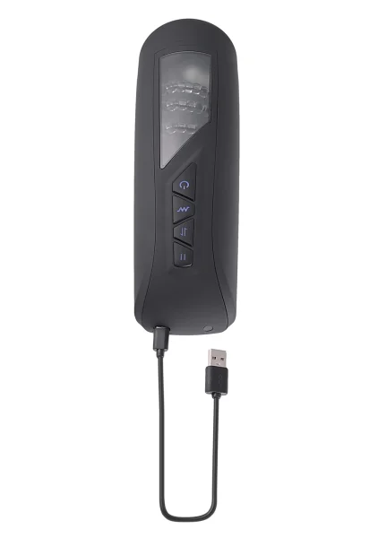 Playboy Pleasure Pursuit Of Pleasure Rechargeable Textured Vibrating Penis Stroker