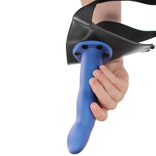 Ouch! Curved 8 Inch Hollow Strap-On