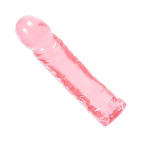 Crystal Jellies Classic Dong 8 Inch - Pink
