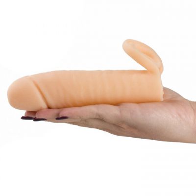 Bondara Realistic Cock Extension Sleeve with Ball Ring