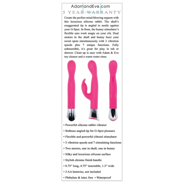 Adam & Eves G-bunny Slim Rabbit Vibrator