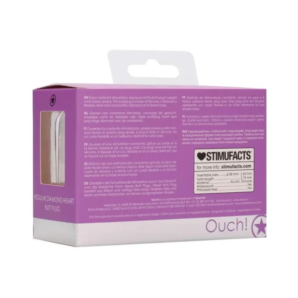Diamond Heart Butt Plug
