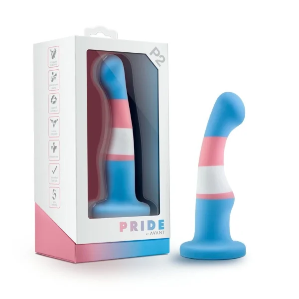 Blush Avant True Blue Pride P2 Dildo — image 7 of 7