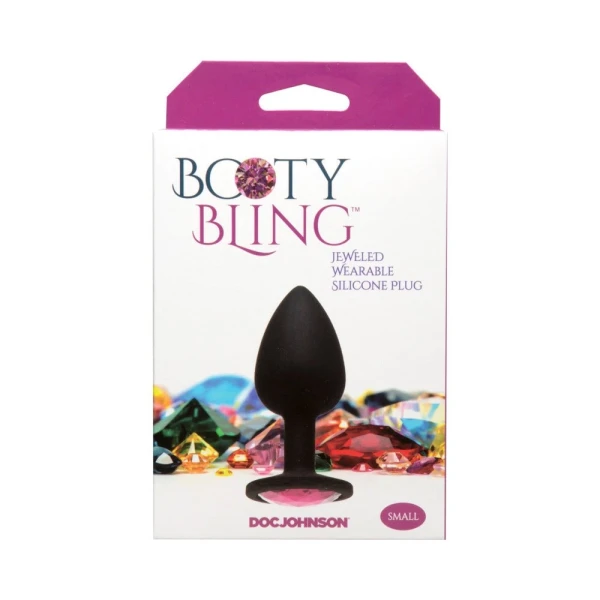 Booty Bling Jeweled Wearable Butt Plug Small