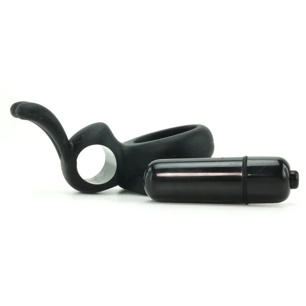 Ohare Vibrating Silicone Cock Ring By Screaming O - Black