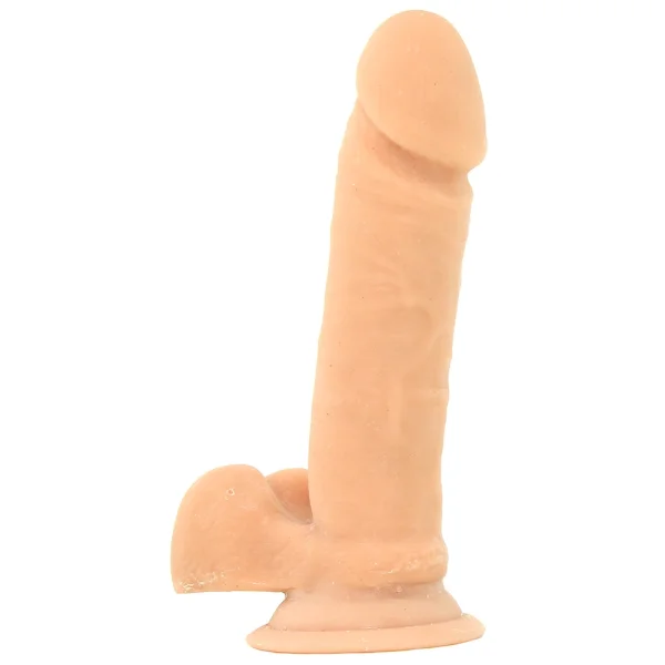 The D - Perfect D 7" Suction Cup Dildo by Doc Johnson - Vanilla