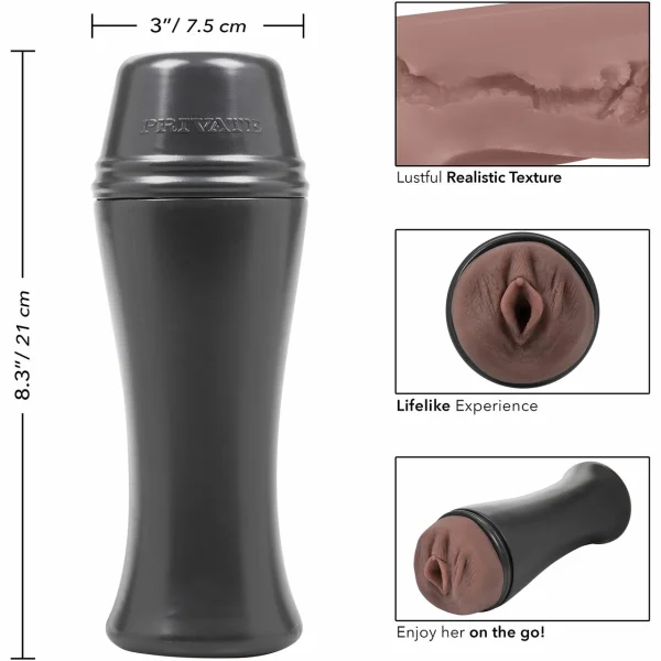 Private Super Sexy Vacuum Cup To Go Penis Masturbator By CalExotics
